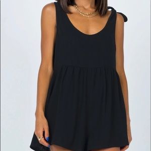 black princess polly romper